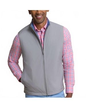 Southern Tide Harbor Reversible Vest - Purple