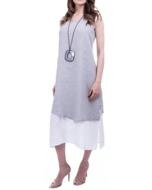 Gigi Moda Athena Midi Dress - White