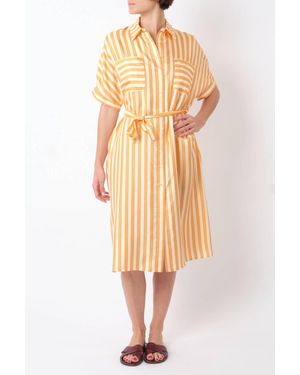 La Prestic Ouiston Jolie Maman Silk Midi Dress - Multicolor