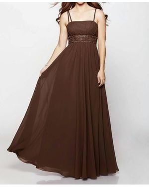 Milano Formals Goddess Aura Gown Dress - Brown