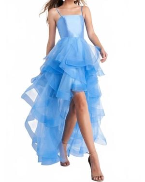 Jovani High Low Dress - Blue