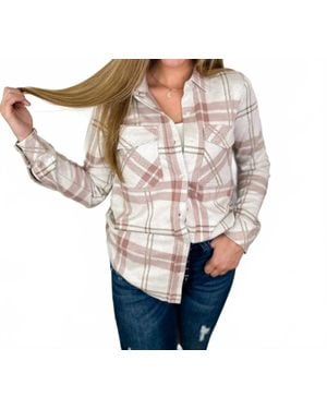 Thread & Supply All The Days Ahead Long Sleeve Shacket - Natural