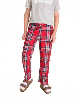Chubbies Boy's Holly Jolly Stitchs Pants - Red