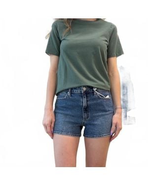 Judy Blue Clean Hem Shorts - Blue