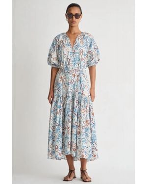 Apiece Apart Otillie Maxi Dress - Blue