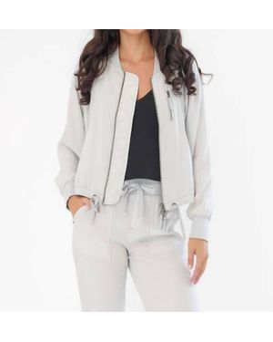 Marrakech Aruba Stretch Cupro Jacket - Gray