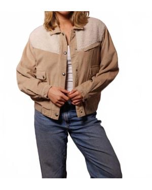 Iron & Resin Bronn Sherpa Lined Jacket - Blue