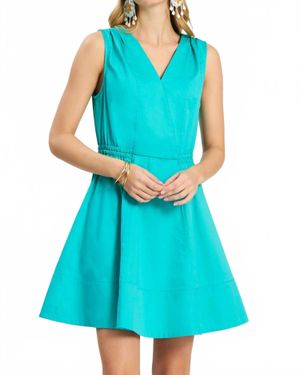tyler boe Emory Sleeveless Wrap Mini Dress - Blue