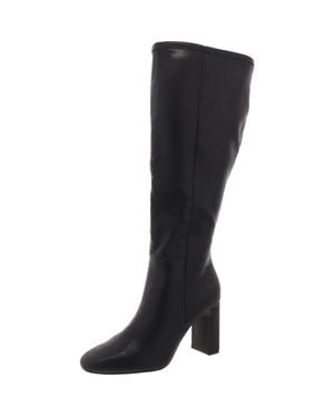Madden Girl Wisewc Block Heel Made Knee-High Boots - Black