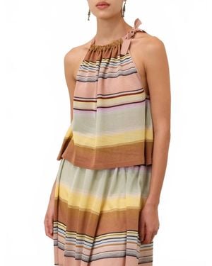 Zimmermann Coco Halter Top - Multicolor