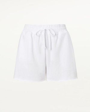 Splendid Eco Shorts Xl (14-16) French Terry Drawstring Waist Jdm429 - White