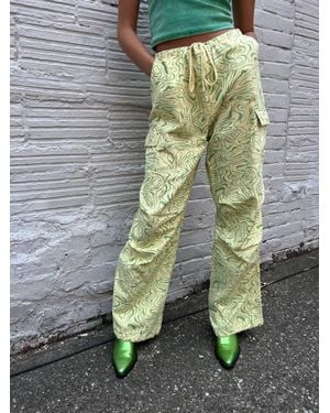 Bailey Rose Keep Up Cargo Pants - Green