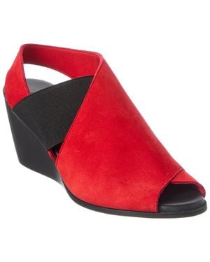 Arche Egwael Leather Sandal - Red