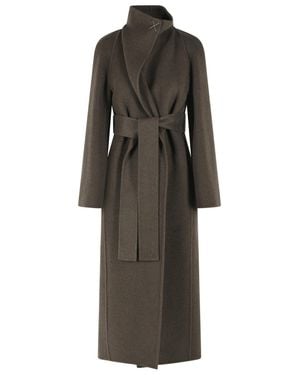 KHAITE Romare Wool Coat - Gray