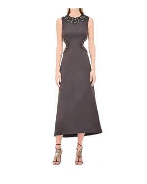Alexis Leda Midi Dress - Purple