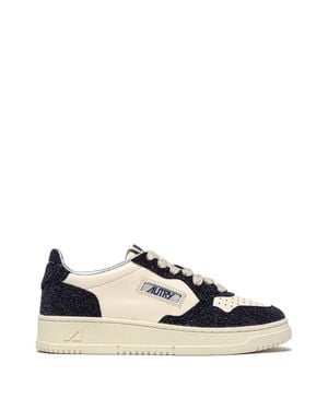 Autry Medalist Bicolor Rhinestone Sneakers - Multicolor