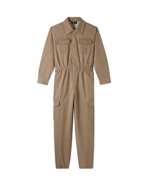 A.P.C. Multi-Pocket Jumpsuit - Natural