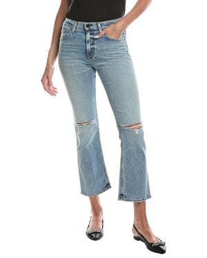 ASKK NY High Rise Crop Boot Cut Jean - Blue