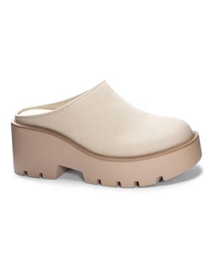 Chinese Laundry Test Suede Mule - Natural