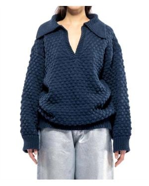 Toit Volant Francois Sweater - Blue