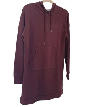 Mod-o-doc Hooded Sweatshirt Dress - Purple