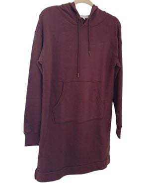Mod-o-doc Hooded Sweatshirt Dress - Purple