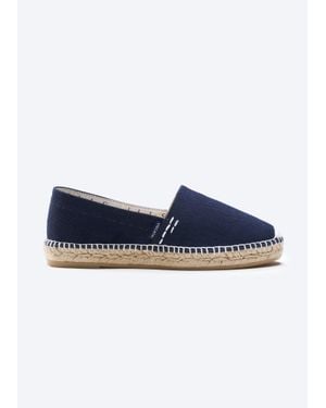 VISCATA Llafranc Canvas Espadrille Flats - Blue