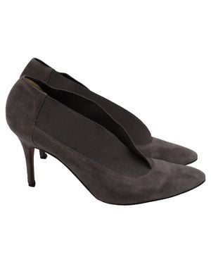 Manolo Blahnik Elastic Accent Pointed-Toe Pumps - Black