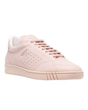 Bally Winner 6239934 Poudre Calf Plain Leather Sneakers - Black