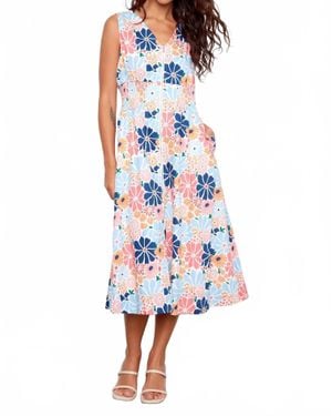 Charlie b Front-Zip Midi Dress - White