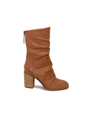 BEAST FASHION Ciena Slouchy Mid-Calf Boot - Brown