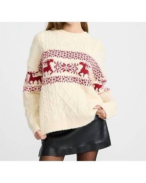 Klesis Nordic Holiday Sweater - Pink