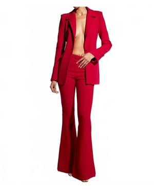 AS by DF Billie Flare Trouser - Red
