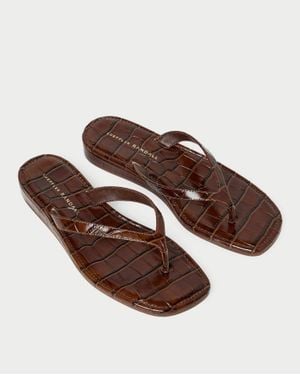 Loeffler Randall Lina Flip Flop - Brown
