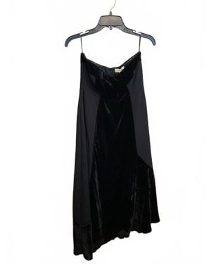 Du Paradis Geneva Strapless Midi Dress - Black