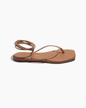 TKEES Square Toe Lilu Sandal - White