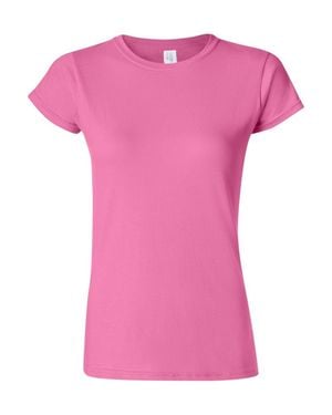Gildan Ladies Soft Style Short Sleeve T-Shirt - Pink