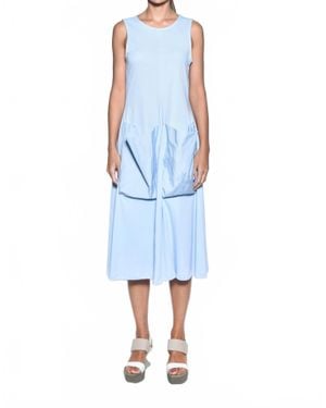 Simply Mila Big Pocket Dress - Blue