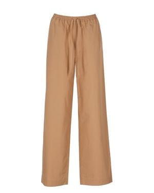 Loulou de Saison Sero Lds Cotton Sweatpants - Natural