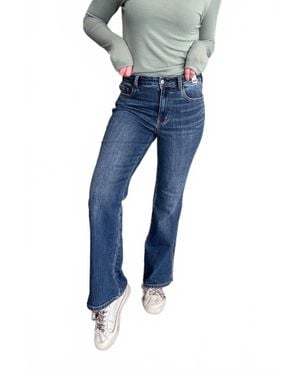 Judy Blue Midrise Bootcut With Cell Phone Pocket Jeans - Blue