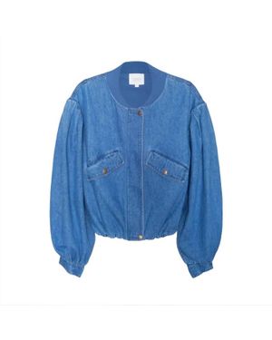 Sundays Lyria Bubble Hem Jacket - Blue