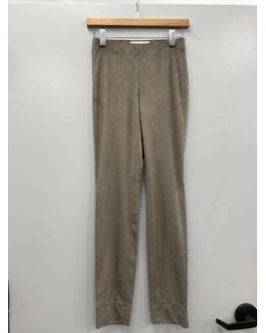 Seductive Tapered Sabrina Velour Pant - Metallic