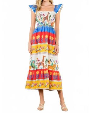 Thml Rio Maxi Dress - Orange