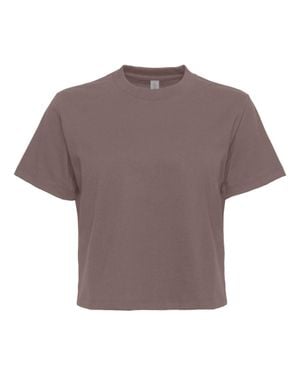 Next Level Heavyweight Boxy T-Shirt - Brown