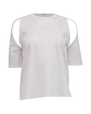 Dion Lee Cutout Accent T-Shirt - White