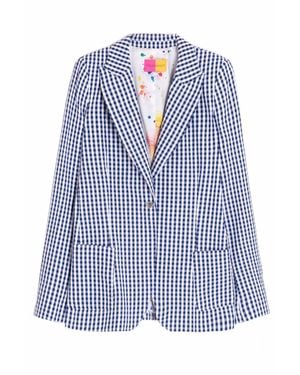 Vilagallo Vichy Blazer - Blue
