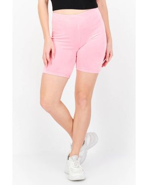 Juicy Couture Embellished Logo Biker Shorts - Pink