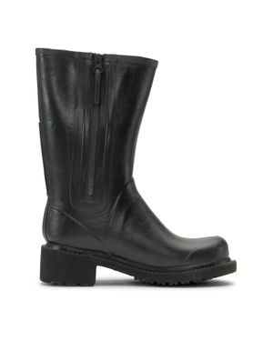 Ilse Jacobsen Rub 47 Zip Mid-Calf Boot - Black