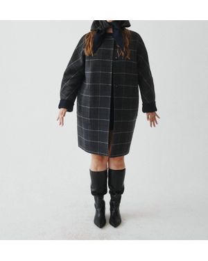 T.W.I.N. That’s What I Need Reversible Wool Coat - Black