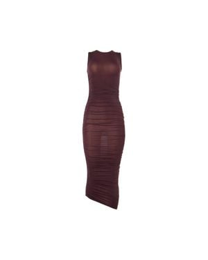 Wolford Sheer Drape Dress - Purple